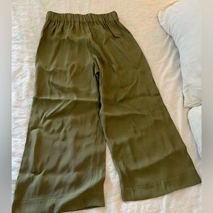 Raye green flowy pants